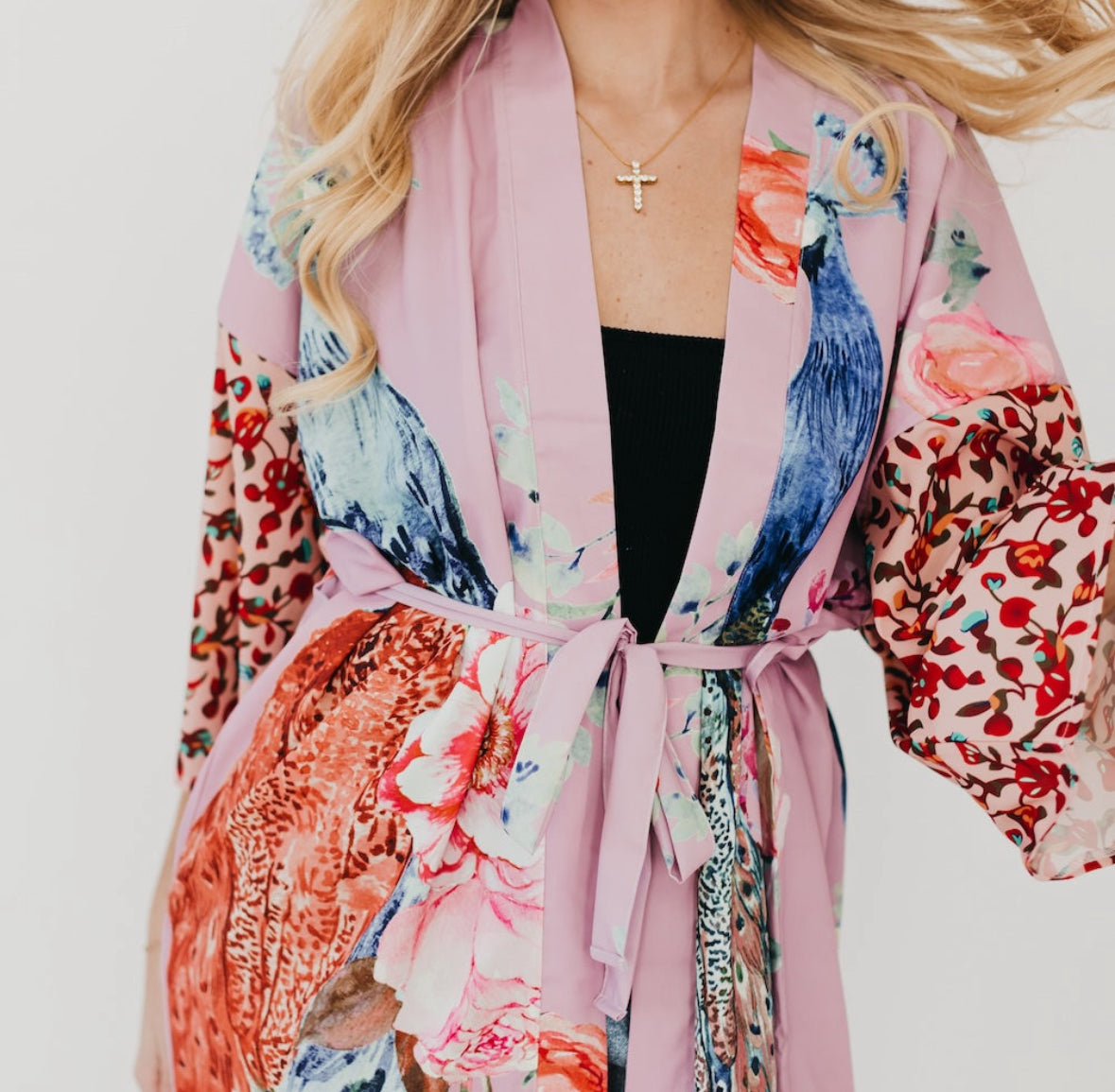 Peacock Summer Kimono